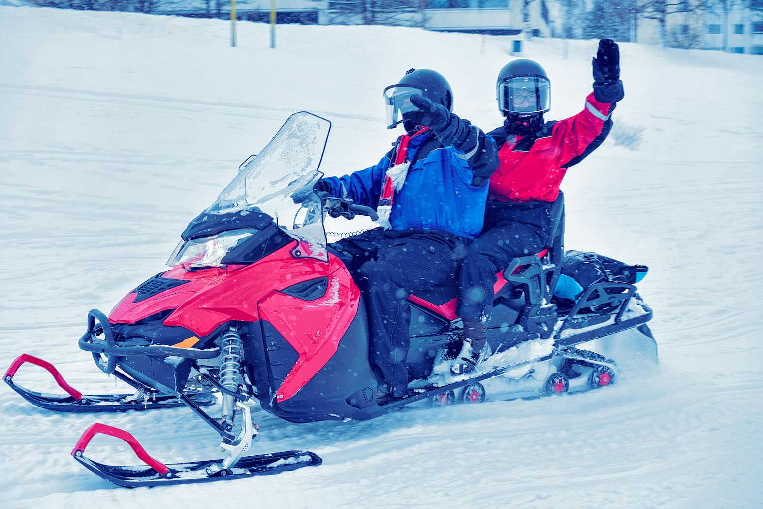 safari motos de nieve